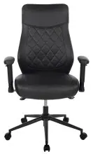 Bürostuhl >Homepro< Rautensteppung, schwarz,...