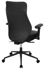 Bürostuhl >Homepro< Rautensteppung, schwarz, Mikrofaser - 67x109x67cm (BxHxT)