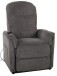 TV-Sessel >Pylos< Aufstehhilfe, Relaxfunktion, kieselgrau - 77x85x95cm (BxHxT)