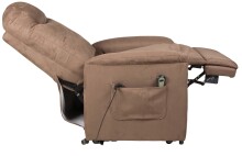 TV-Sessel >Pylos< Aufstehhilfe, Relaxfunktion, braun, Mikrofaser - 77x85x95cm (BxHxT)