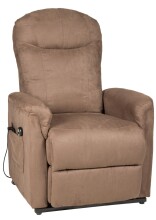 TV-Sessel >Pylos< Aufstehhilfe, Relaxfunktion, braun, Mikrofaser - 77x85x95cm (BxHxT)