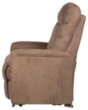 TV-Sessel >Pylos< Aufstehhilfe, Relaxfunktion, braun, Mikrofaser - 77x85x95cm (BxHxT)