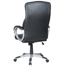 Chefsessel >Cosimo< 150 kg belastbar, ergonomisch, schwarz - 65x114x65cm (BxHxT)