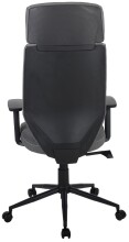 Chefsessel >Wanja< ergonomisch, Ziernähte, dunkelgrau, Filzstoff - 66x120x66cm (BxHxT)