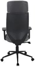 Chefsessel >Wanja< ergonomisch, Ziernähte, dunkelgrau, Filzstoff - 66x120x66cm (BxHxT)