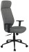 Chefsessel >Wanja< ergonomisch, Ziernähte, dunkelgrau, Filzstoff - 66x120x66cm (BxHxT)