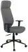 Chefsessel >Wanja< ergonomisch, Ziernähte, dunkelgrau, Filzstoff - 66x120x66cm (BxHxT)
