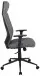 Chefsessel >Wanja< ergonomisch, Ziernähte, dunkelgrau, Filzstoff - 66x120x66cm (BxHxT)