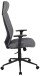 Chefsessel >Wanja< ergonomisch, Ziernähte, dunkelgrau, Filzstoff - 66x120x66cm (BxHxT)