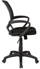 Bürostuhl >Tom< atmungsaktive, ergonomisch, schwarz, Netzstoff - 60x92x60cm (BxHxT)