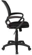 Bürostuhl >Tom< atmungsaktive, ergonomisch, schwarz, Netzstoff - 60x92x60cm (BxHxT)