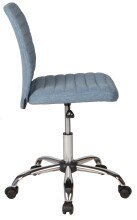 Bürostuhl >Milo< Kinder- & Jugendzimmer, ergonomisch, blau - 54x84x54cm (BxHxT)
