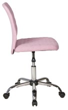 Bürostuhl >Milo< Kinder- und Jugendzimmer, ergonomisch, rosa - 54x84x54cm (BxHxT)