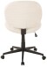 Bürostuhl >Tilo< ergonomisch, in creme, Kordstoff - 61x90x61cm (BxHxT)
