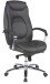Chefsessel >Mattes< belastbar bis 150kg, Anthrazit / Schwarz - 65x120x65cm (BxHxT)