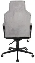 Chefsessel >Sandro< ergonomisch, grau / schwarz, Webstoff - 66x117x66cm (BxHxT)