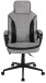 Chefsessel >Sandro< ergonomisch, grau / schwarz, Webstoff - 66x117x66cm (BxHxT)