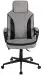 Chefsessel >Sandro< ergonomisch, grau / schwarz, Webstoff - 66x117x66cm (BxHxT)