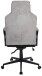 Chefsessel >Sandro< ergonomisch, grau / schwarz, Webstoff - 66x117x66cm (BxHxT)