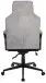 Chefsessel >Sandro< ergonomisch, grau / schwarz, Webstoff - 66x117x66cm (BxHxT)