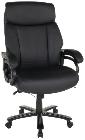 Chefsessel >Ennio< bis 180kg, Taschenfederkern, schwarz - 72x116x72cm (BxHxT)