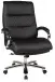 Chefsessel >Federico< bis 180kg belastbar, Taschenfederkern, schwarz - 81x113x81cm (BxHxT)