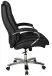Chefsessel >Federico< bis 180kg belastbar, Taschenfederkern, schwarz - 81x113x81cm (BxHxT)