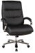 Chefsessel >Federico< bis 180kg belastbar, Taschenfederkern, schwarz - 81x113x81cm (BxHxT)
