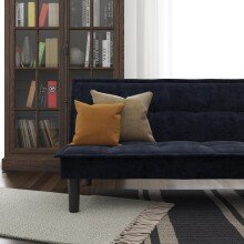 Hochkommode >Bendik< 4 Schubladen, in Rot, MDF/Kautschukholz - 76x106x50cm (BxHxT)