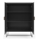Hochschrank >Asia< in Anthrazit - 90x125x40cm (BxHxT)