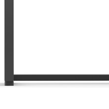 Sideboard >Asia< in Anthrazit - 180x82x40cm (BxHxT)