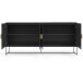 Sideboard >Asia< in Anthrazit - 180x82x40cm (BxHxT)