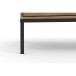 Hochkommode >Bari< in Eichenoptik Braun - 90x124x40cm (BxHxT)