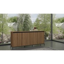 Sideboard >Bari< in Eichenoptik Braun - 175x82x40cm (BxHxT)
