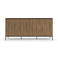 Sideboard >Bari< in Eichenoptik Braun - 175x82x40cm (BxHxT)