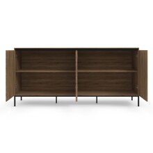 Sideboard >Bari< in Eichenoptik Braun - 175x82x40cm (BxHxT)