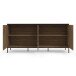Sideboard >Bari< in Eichenoptik Braun - 175x82x40cm (BxHxT)