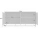 Sideboard >Bari< in Eichenoptik Braun - 175x82x40cm (BxHxT)
