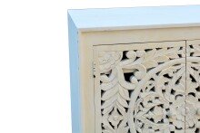 Sideboard >Kalita< in Weiß, Massivholz - 170x85x40cm (BxHxT)