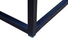 Highboard >Madira< in Schwarz, Mangoholz/Metall - 90x160x40cm (BxHxT)