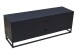Lowboard >Madira< in Schwarz, Mangoholz/Metall - 140x50x40cm (BxHxT)