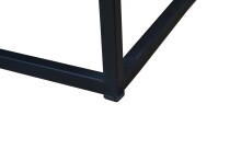 Sideboard >Madira< in Schwarz, Mangoholz/Metall - 180x90x40cm (BxHxT)