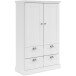 Mehrzweckschrank >Motala< in Weiß - 83x130x35cm (BxHxT)