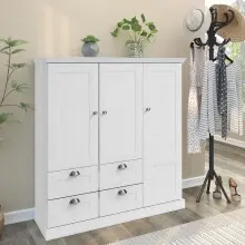 Mehrzweckschrank >Motala< in Weiß -...
