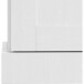 Mehrzweckschrank >Motala< in Weiß - 122x129x35cm (BxHxT)