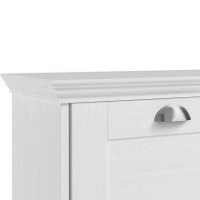 Schuhkipper >Motala< in Weiß - 80x132x30cm (BxHxT)