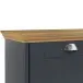 Schuhkipper >Motala< in Anthrazit - 80x132x30cm (BxHxT)
