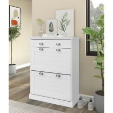 Schuhkipper >Motala< in Weiß - 80x105x35cm (BxHxT)