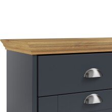 Schuhkipper >Motala< in Anthrazit - 80x105x35cm (BxHxT)