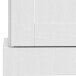 Hochkommode >Motala< in Weiß - 75x110x35cm (BxHxT)